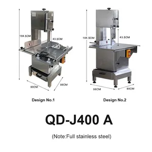 QDMECH Commercial Electric Bone Saw Machine Stainless Steel Meat Cutting Machine With Imported Sharp Blade thumbnail-4