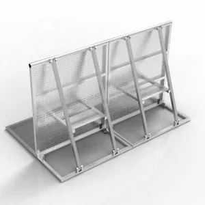Galvanized Durable Eco-Friendly Mobile Temporary Barricade Road Safety Fence Traffic Control Barrier Power Coated Fence thumbnail-1