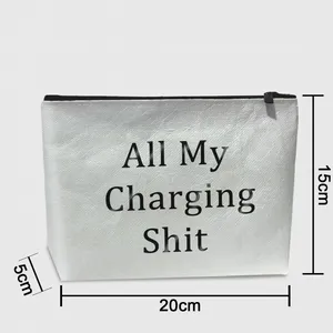 Custom Thick Waterproof Tyvek Tote Bag, Eco Promotional Gift Bag thumbnail-4