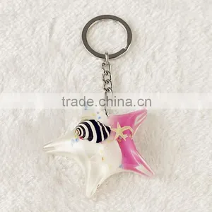 Wholesale Real Starfish Key Chain Rings thumbnail-2