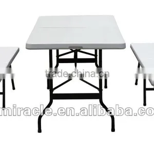 1.83cm Blow Mold Beer Table With Bench thumbnail-1