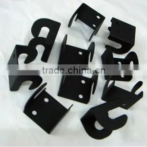 Black Powder Coat Precision Metal Stamping thumbnail-1