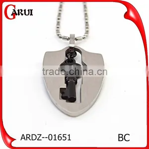 Vacuum Plating Color Stainless Steel Pendants Jewellry Couple Key Pendant thumbnail-1