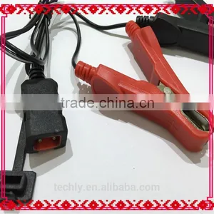 12V Car Portable Cigarette Lighter Power Socket Plug Adapter + Crocodile Clips thumbnail-6