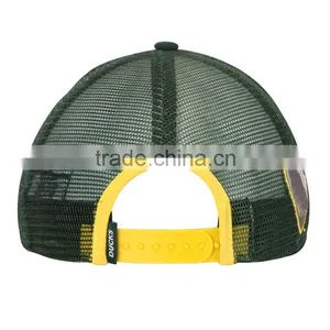 Wholesale Customized Mesh Caps 3d Embroidery 6 Panel Short Brim Trucker Hats thumbnail-4