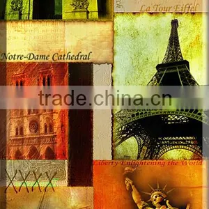 2 Panels European Style Art Painting on Canvas OM-006 thumbnail-3