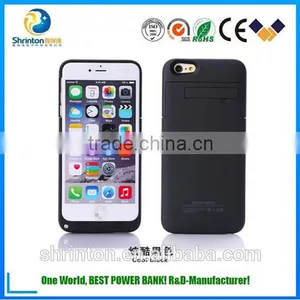 2015 New Products, Plastic Backup Battery Case 4500mAh 5v Rechargeable Battery for Iphone 5/5S/6 4.7" thumbnail-1