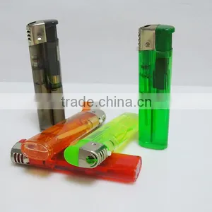 China Lighter Factories Transparent Electronic Lighter, Plastic Disposable Lighter thumbnail-2