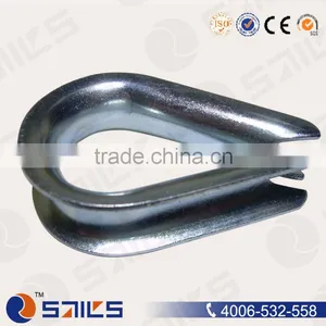 2014 Galvanized Carbon Steel Cable Thimble With Hot Dipped Galvanized thumbnail-1