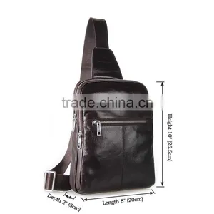 2015 Genuine Leather Mens Shoulder Bags Waist Bags thumbnail-2