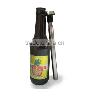Stainless Steel Magic Ice Beer Bottle Cooler Stick thumbnail-2