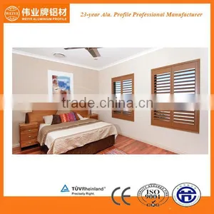 Wood Grain Louver Window Frames thumbnail-2