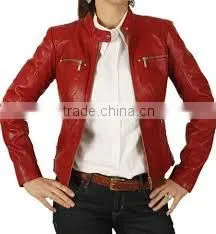 Ladies Leather Jacket thumbnail-4
