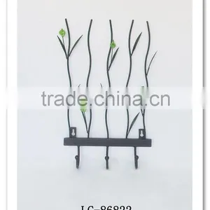 LC-86823 Unique Metal Decorative Tree Bathroom Hooks Wall Hooks thumbnail-3