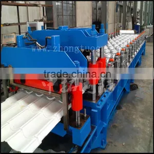 Corrugated Iron Roofing Sheet Roll Forming Making Machine Made in China thumbnail-5