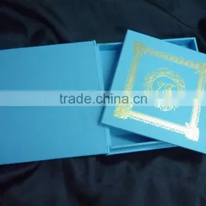 Craft Paper Wedding Invitation Box With Matching Mailing Box-ON SALE thumbnail-3