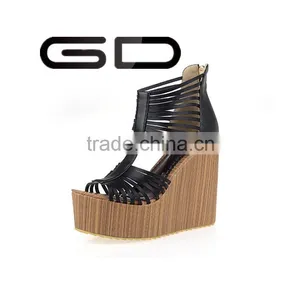 GDSHOE Ladies Beautiful Comfort Sexy Wedge Sandals thumbnail-1
