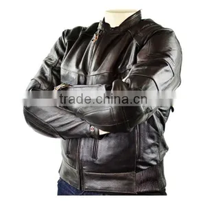Jumbo Style Motorcycle Men Leather Custom Man Jackets thumbnail-3