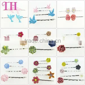 Kids Hair Accessories Cheap Cute Girls Resin Magnetic Metal Hairclip thumbnail-2