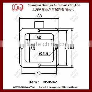Paddle Latch / Toolbox Locks and Latches 105060AS thumbnail-3