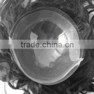 Super Fine Mono Base With 1" Thin PU in Front Hair Replacement thumbnail-1