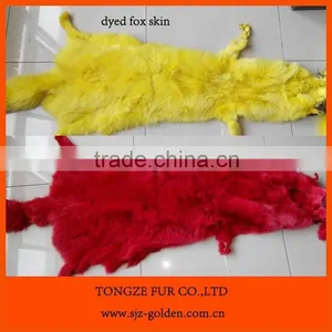 Fox Fur Skins Dyed in Different Colors thumbnail-5