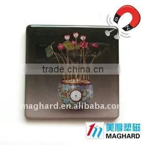 Flower Vase Clock Magnetic Epoxy Gift Sales Promotion Products Fridge Magnet thumbnail-1