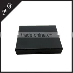 Custom Black Cardboard Scarf Packaging Box With Lid Design thumbnail-3