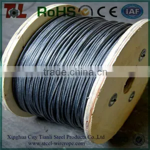 Stainless Steel Wire Rope 6x19+FC Diameter From 2mm to 18mm thumbnail-1