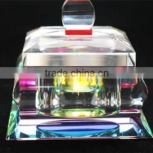 Nice Color Crystal Sugar Bowl With Lit Home Decoration for Gift thumbnail-1
