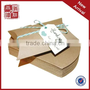 Manufacturer Fashion Design Custom Kraft Pillow Box thumbnail-3