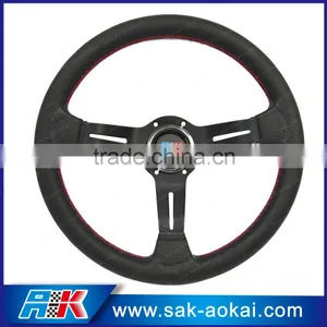 13 Inch Leather Vehicles Wheels Driving Steering Wheels thumbnail-1