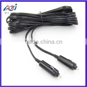Car Charger With Two Cigarette Lighter Plugs and Cable thumbnail-4