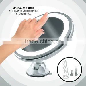 Led Bathroom Mirror Touch Screen Lighted Make up Mirror thumbnail-1