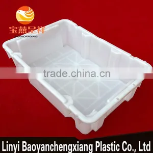 610x410x170mm Plastic Fish Basket for Turnover Transportation Convert thumbnail-2