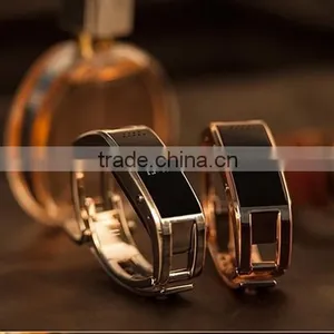 Rose Gold Bluetooth Led Display Health Care Smart Watch With Sleep Minitor , Pedometer for Couples thumbnail-4