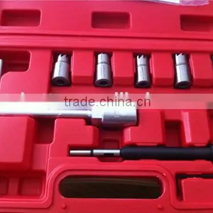 7 Pcs Diesel Injector Seat Cutter Cleaner Tool Set Carbon Remover thumbnail-1