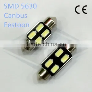 Festoon 31mm 36mm 42mm 1036 5630 4SMD Car Led Light Bulbs thumbnail-1