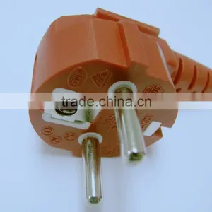 Russian Standard 2 Pin 16A/250V Red Electrical Plug thumbnail-1