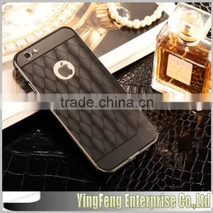 New Product Electroplated Diamond Grid Pattern 3D Aluminum Mirror Mobile Accessories Case for Iphone 6s Case Quality Choice thumbnail-6