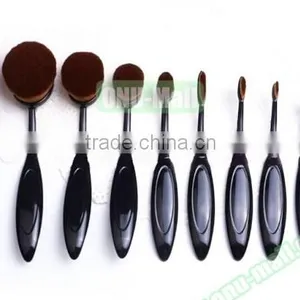Beauty Salon Equipment Oval Cosmetic Toothbrush Shape Makeup Brush, Private Label Makeup Brush Express China Supplier thumbnail-4