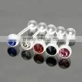 Tongue Ring,Diamond ,Body Piercing Jewelry thumbnail-1