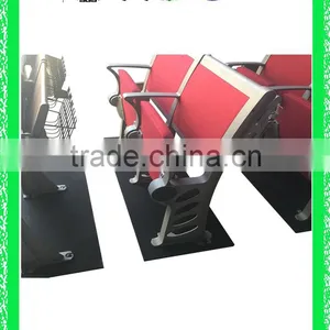 Cheap Aluminum Attached Folding College School Student Desk and Chair HXFD001 thumbnail-1