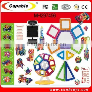Educational DIY Magnetic Building Blocks/magnetic Building Sets/ 3D Magnetic Building Shapes Toy thumbnail-2