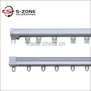 Plastic PVC Double Curtain Track Rail Fitting thumbnail-3