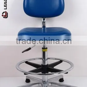 ESD Anti Static Chair Lab Cleanroom Chair PU Leather Chair thumbnail-1