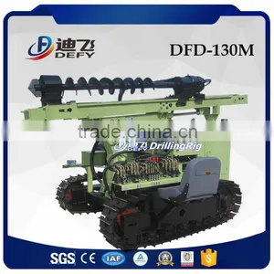 DFD-130M Anchor Drilling Machine, Crawler Mounted Screw Pile Drilling Rig thumbnail-1