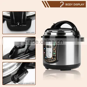 Double Bravery Intelligent Reservation Electric Pressure Cooker Easy Cleaning Operation Simple 4L 110V or 220V Pressure Cooker thumbnail-3