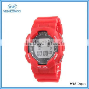 Day Date Function Men's Silicon Rubber Hand Watch thumbnail-1