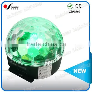New Pro 6PCS 3W RGBWYP LED Crystal Magic Ball Light Price for Wholesale thumbnail-1